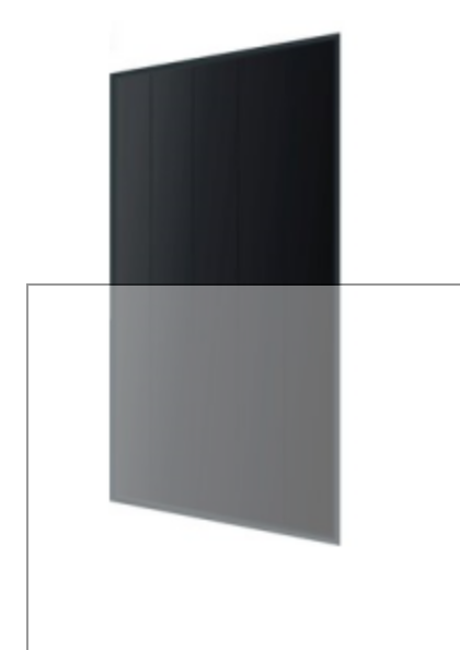 Moduł fotowoltaiczny z gontem Hyundai 435W G12 PERC w kolorze czarnym