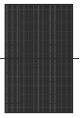 Trina Solar 385W Vertex-S trīskāršā griezuma PERC mono solārais modulis — pilnībā melns